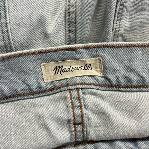 MADEWELL Superwide-Leg Jeans in Olcott Wash: Pleated Edition ND612 - Picture 10 of 14